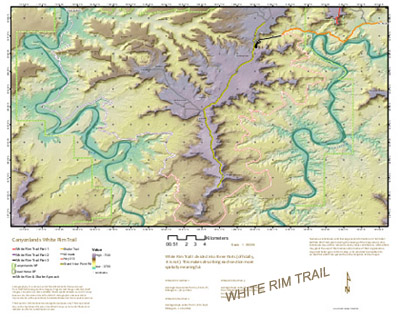 White Rim Trail Map