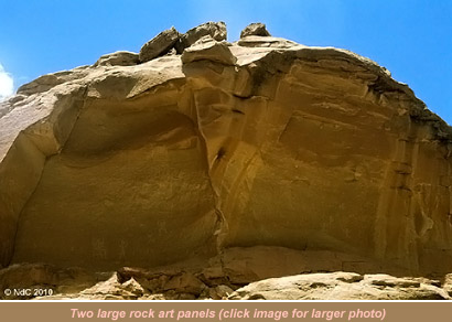 Double Rock Art Panel