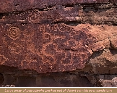 Desert Varnish Petroglyphs