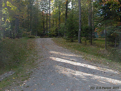 Fall walk at Orford Park, Quebec