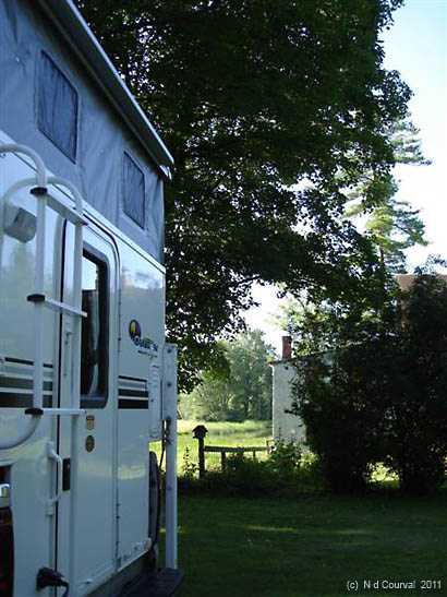 Camped on ancestral land, Middlebury, Vermont