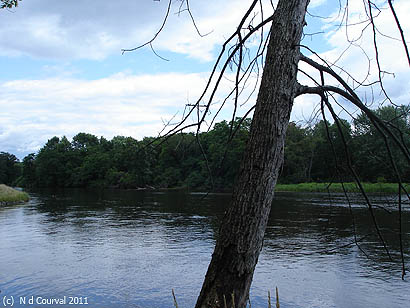 Island on ancestral land, Middlebury, Vermont