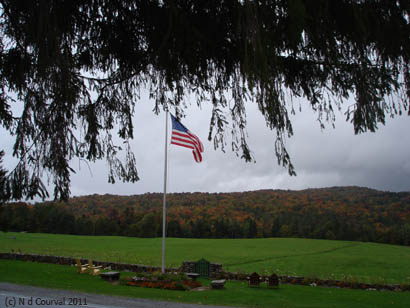 Expansive pastures in front of Breadloaf Campus, Vermont