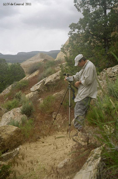 Silversand Filming Three Kings Petroglyph